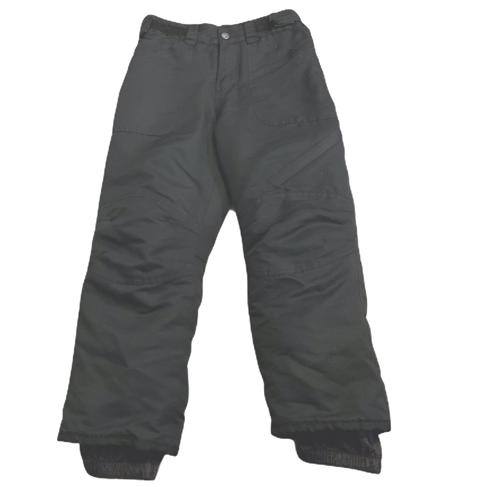 Cherokee Snow Pants Kids S Black Insulated Ski Bottoms Winter Outdoor Adj Waist